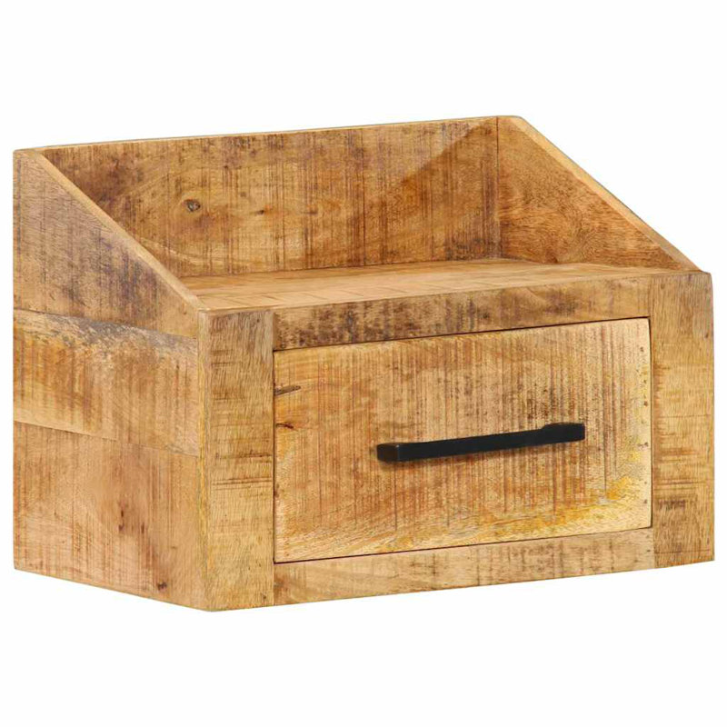 40cm W Solid Wood Bedside Table