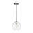 Vulpecula 1 - Light Glass Globe Pendant With Clear Hammered Glass-1798754861