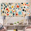 Cleus - Ensemble de 2 collages carrés à formes abstraites-101858351-101858353