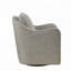 Fauteuil demi-tonneau pivotant rembourré, entièrement assemblé-2080405188