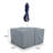 Outdoor Square Dining Table & Chair Set Cover with Umbrella Hole, Heavy Duty Multipurpose Waterproof Outdoor Furniture Cover-282971615-282971593