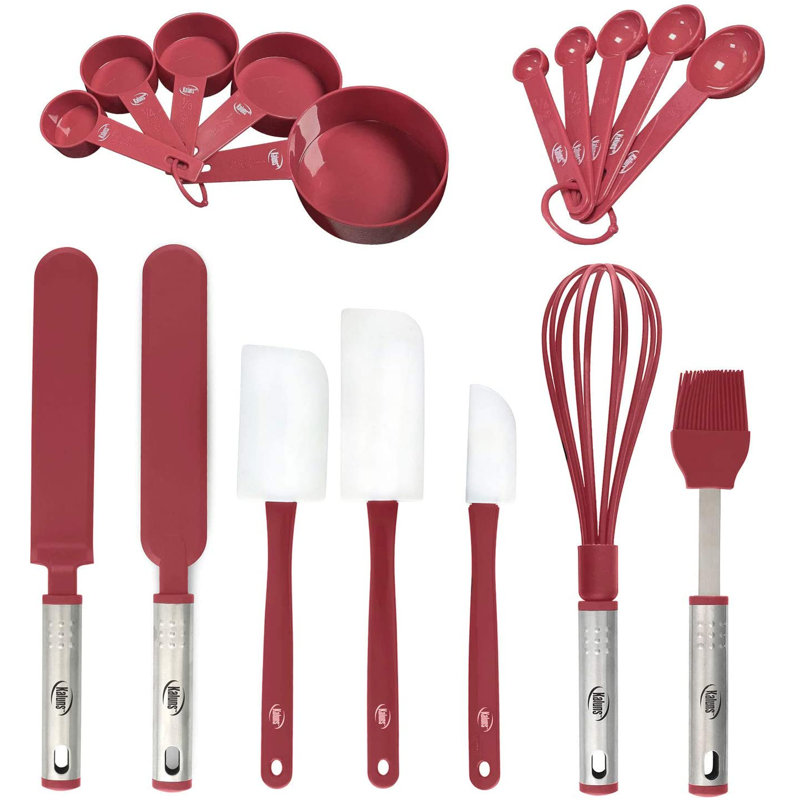 KALUNS Cooking Utensil Set, Red