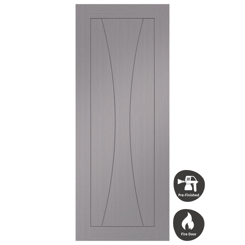 Verona Fire Door Prefinished, 1981mm H x 838mm W x 44mm D