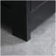 Armoire de meuble-lavabo sous le comptoir avec 2 portes et tablette HOMcom, noir-249747125