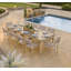 Travira 103" Long Tekwood Outdoor Dining Table-193283419