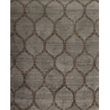 Manhattan Reserve Handmade Silk and Wool Geometric Area Rug