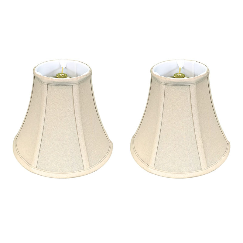 Royal Designs, Inc. BSO-704-14LNBG-2 True Bell Basic Lamp Shade, 7 x 14 x 11.5, Linen Beige, 2-Pack, 11.5" H x 14" W x 7" D