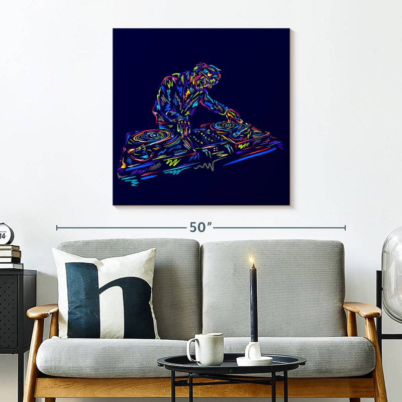 Abarca Colorful Abstract Dj