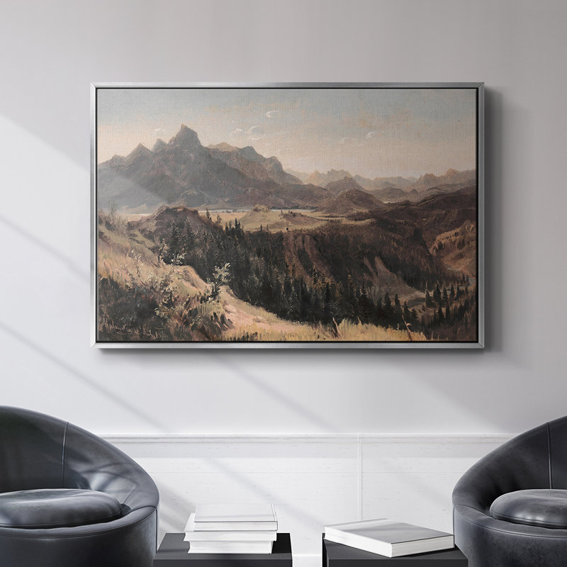 "Vintage Landscape - CDLIV" sur toile, H 17 po x l 25 po