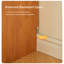Bibliothèque en bois massif H 76,77 "x l 31,5" avec portes en verre à l'épreuve de la poussière, étagère de rangement autoportante, vitrine rabattable, armoire de collection