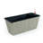 2-Pack Smart Self-Watering Rectangle Planter For Indoor And Outdoor - Hand Woven Wicker - Gray-289451830