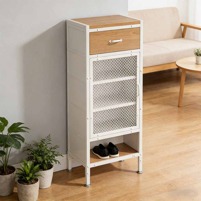 Rayborn, 42.52" H x 19.69" W x 12.99" D, Cream
