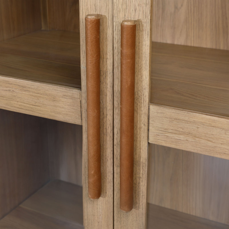 Malone Solid Wood Accent Cabinet