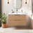 24" Wall Mounted Single Bathroom Vanity with Ceramic Sink Floating Bathroom Vanity-230928418-253591612