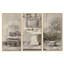 «French Bathroom Vintage II», ensemble d'art mural sur toile encadré traditionnel-72043099-72044084