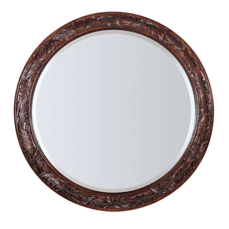 Charleston Round Beveled Mirror