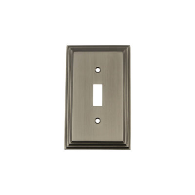 Deco 1-Gang Toggle Light Switch Wall Plate