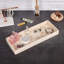 Plateau de coiffeuse en marbre champagne