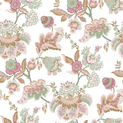 Blooming Garden Collection Jacobean Garden Wallpaper Roll