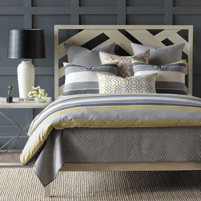 Wainscott Coverlet, Grey, California King