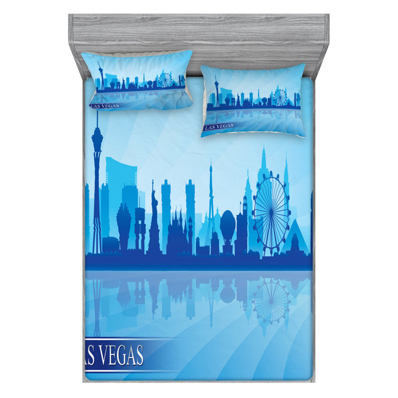 Microfiber Sheet Set, Full Sheet Set with Fitted Sheet