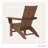POLYWOOD Modern Curveback Adirondack Chair-39378580