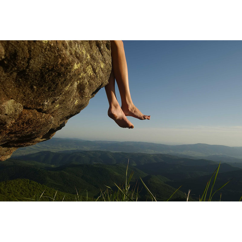 Pieds féminins - Photographie sur toile tendue, L 48 po x H 32 po
