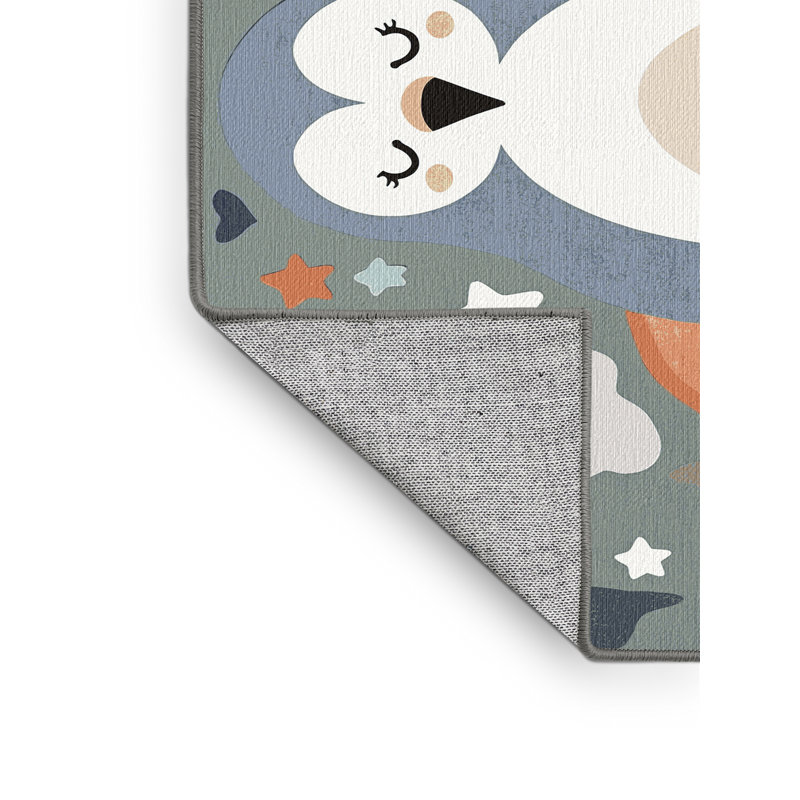 Tapis pour enfants 6 animaux Ginza, Rectangulaire 2 pi x 3 pi