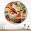 Horloge murale en bois massif Pingry-1566750441