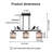 3-Light Dimmable Modern Linear Bird Chandelier
