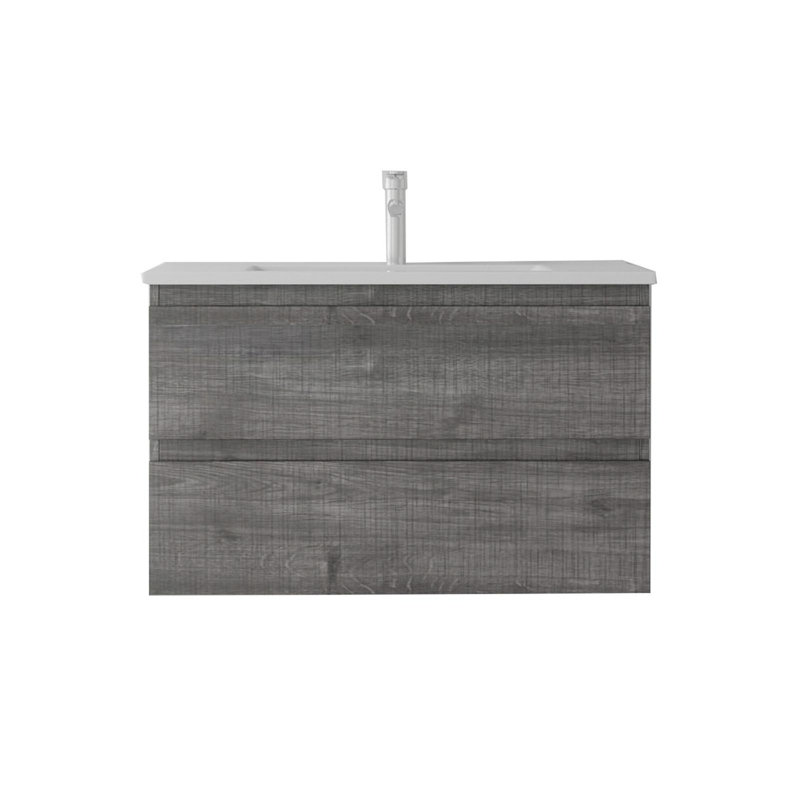 24" Floating Bathroom Vanity with Sink, Soft-Close Drawer,for Small Bathrooms, Grey, 30"