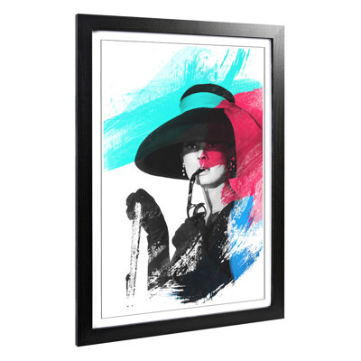 Audrey Hepburn Framed Art - Framed Print