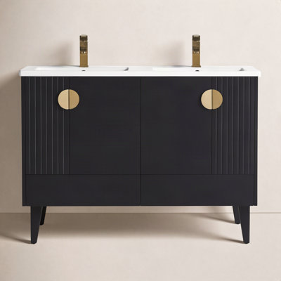 Saimah 47.25'' Double Bathroom Vanity