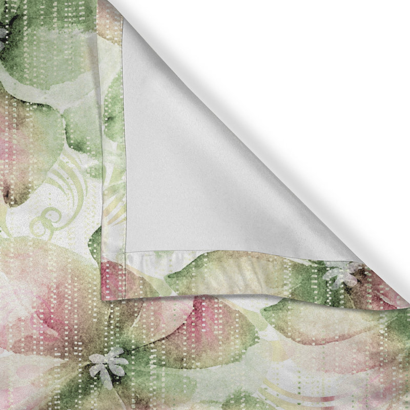 Polyester Semi Sheer Curtain Pair, 140cm W x 400cm L