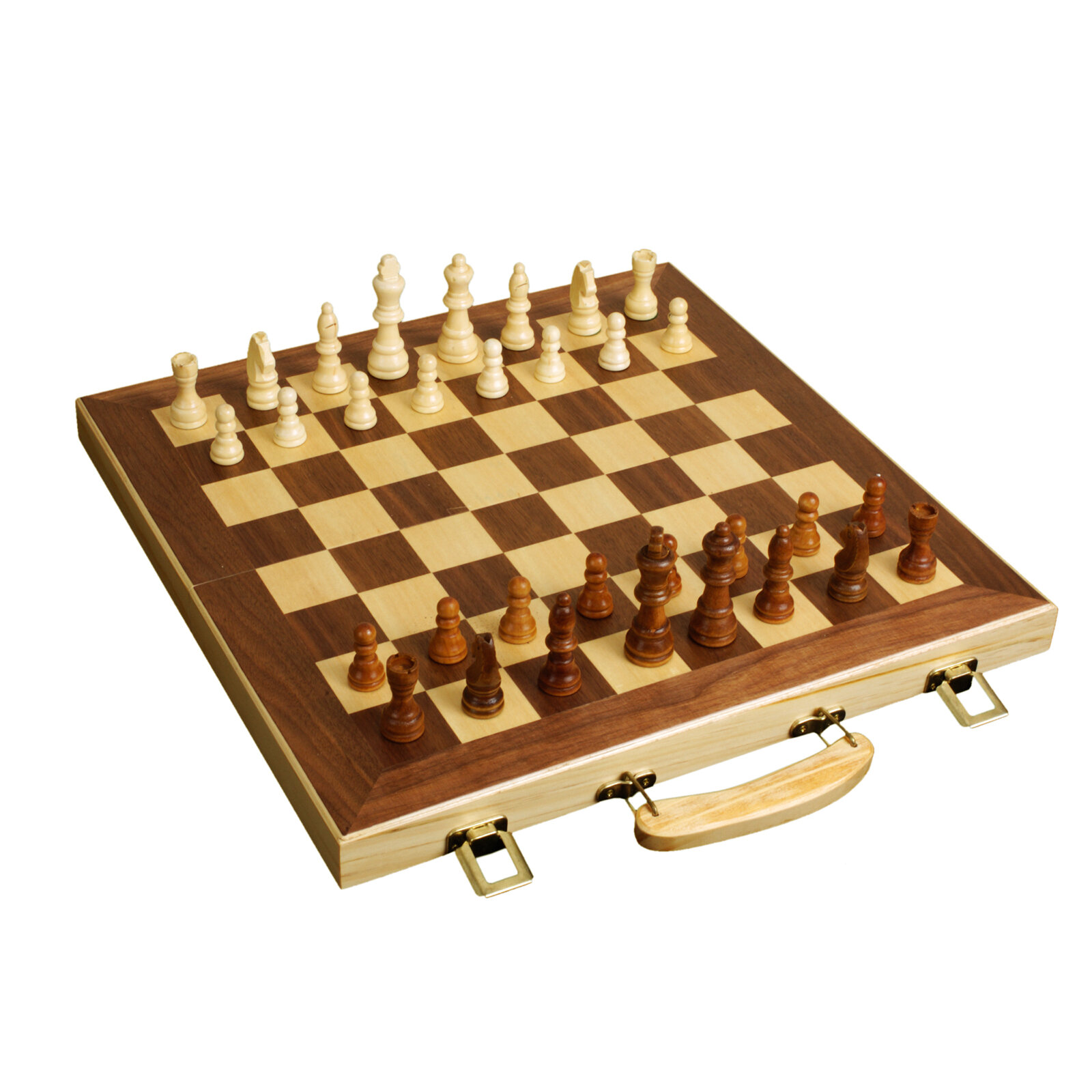 Wrought Studio Handmade Salvo Black Chess Board Game & Reviews