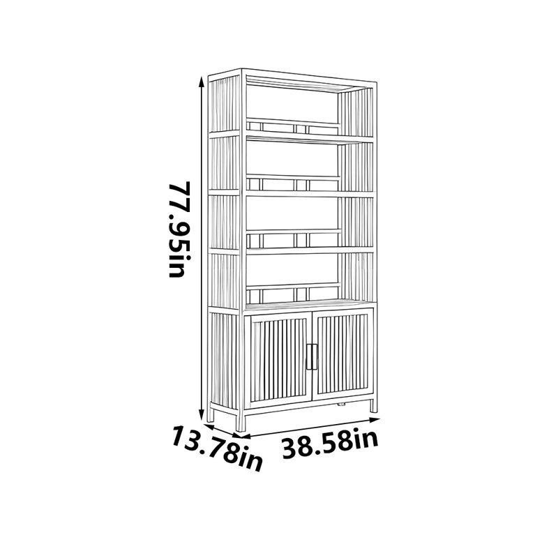 Simple and unique designed bookcase