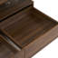 Table basse rectangulaire à 2 tiroirs à DEL avec 47,2 po de hauteur seulement, sans chaises.-126106288