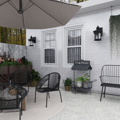 Vanmatre Iron Statue Planter