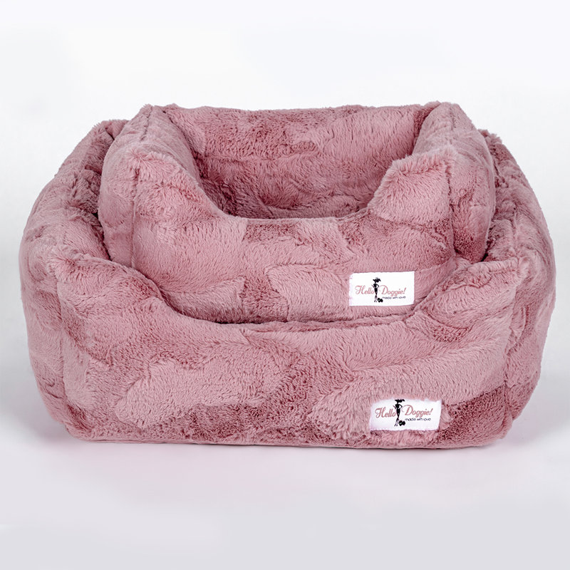 Traversin Cuddle Dog, Petit (l 7 po x P 10 po x H 5 po), Mauve