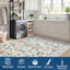 Floral Machine Printed Area Rug-1880647068