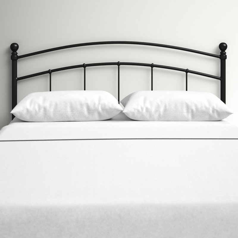Betanya Decorative Metal Headboard, Black, Queen