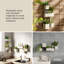 Cubiko Wall-Mounted Planter Set of 4 Aesthetic Pots-120951362