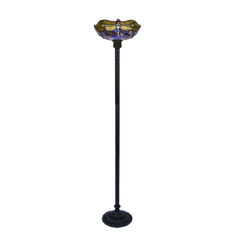 Ziemer 75'' Bronze Torchiere Floor Lamp