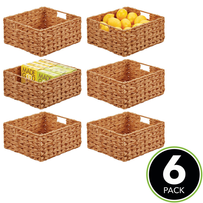 MDesign Basket - Set of 6, White