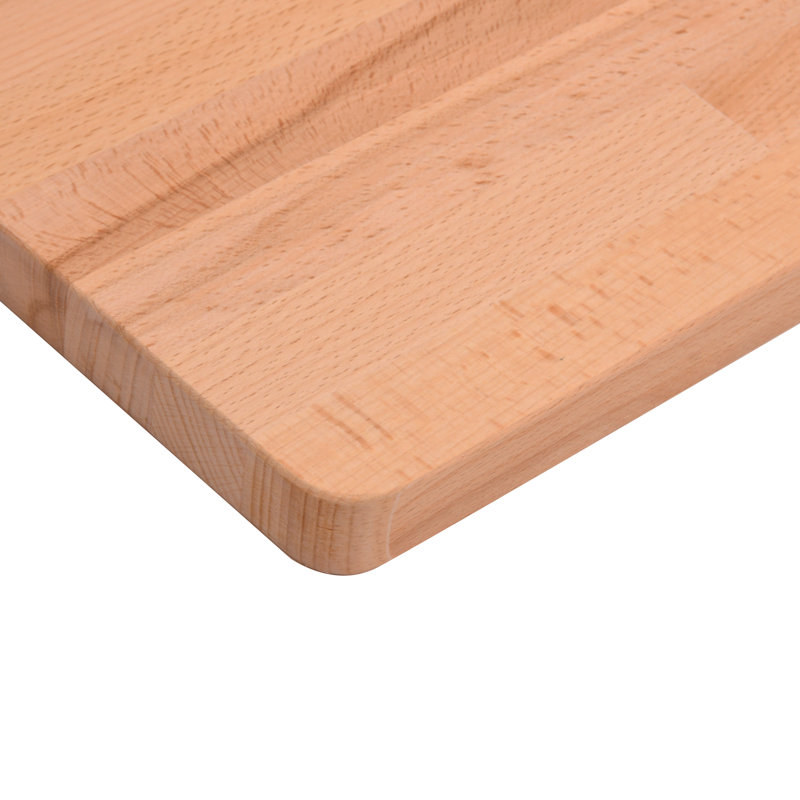 Adeeva Desk Top Solid Wood Beech, 2.5cm H x 200cm W x 55cm D