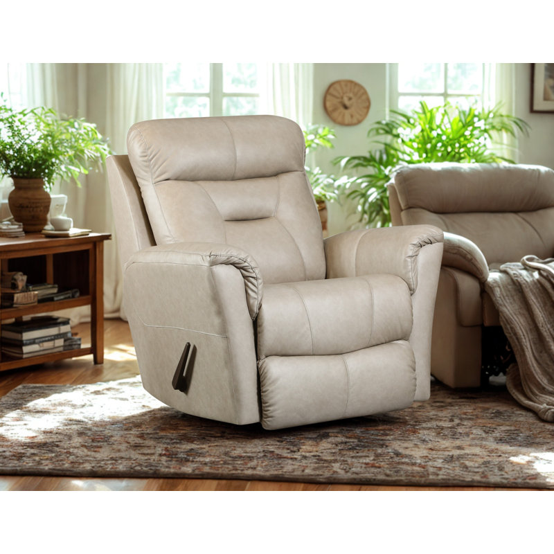 True Grit Rocker Recliner, Light Gray