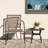 Kirklan Round Metal Outdoor Side Table , 23.6'' in. W 23.6'' in. D