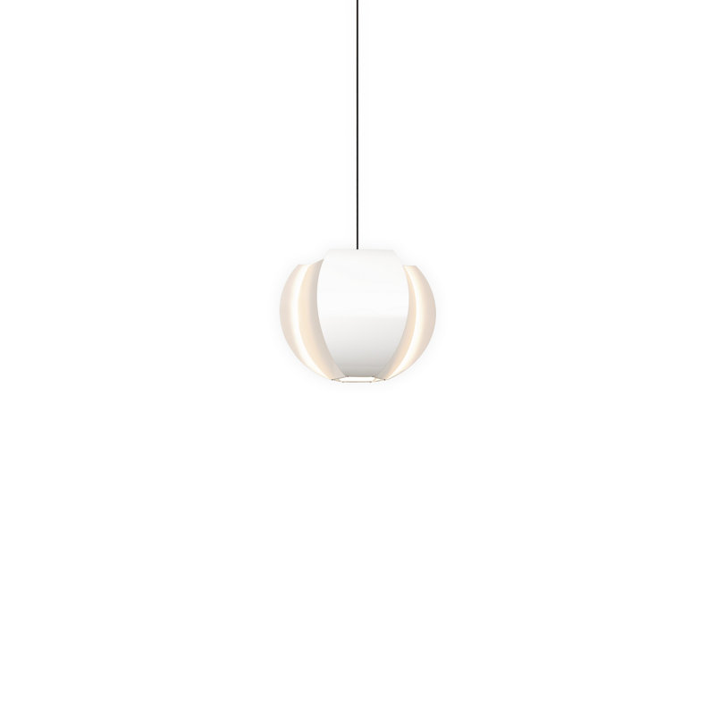 Veris 1 - Light LED Pendant, 2700K, 8.75" H x 12.75" W x 12.75" D, Brushed Brass