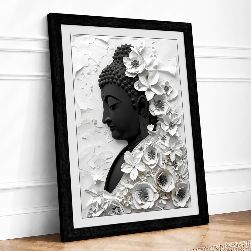 Thoughts In Bloom Minimalist - Print, A4 - 29.7 x 21.0 cm, White