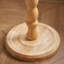 Solid Wood Tray Top Pedestal End Table-1358821444-1358821447